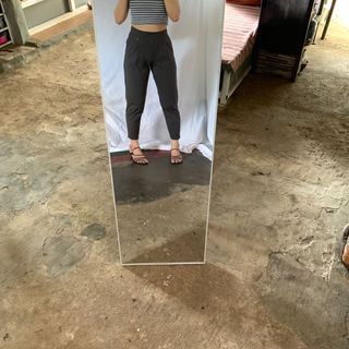 Celana Uniqlo Dry-EX Sport Grey Highwaist Korean Pants