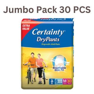 Adult Diaper Certainty Drypants Jumbo Pack M-Size(65 - 90CM) 30 Pieces One Pack