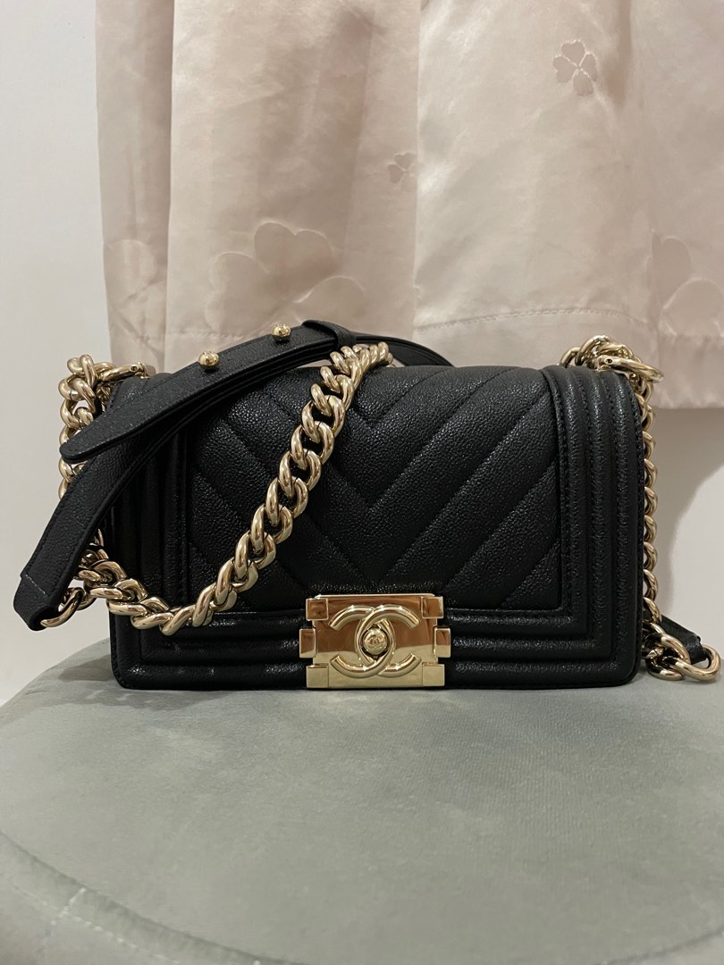 Chanel Boy Small, Luxury, Bags & Wallets on Carousell