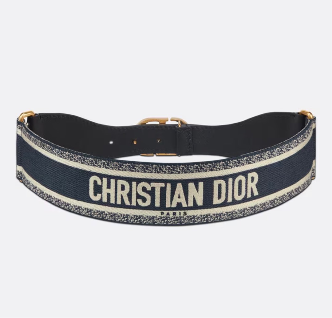 Christian Dior Embroidered Canvas Belts, Luxury, Accessories on Carousell