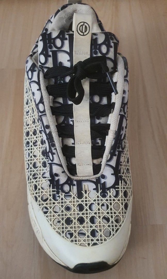 b24 sneaker white dior oblique canvas