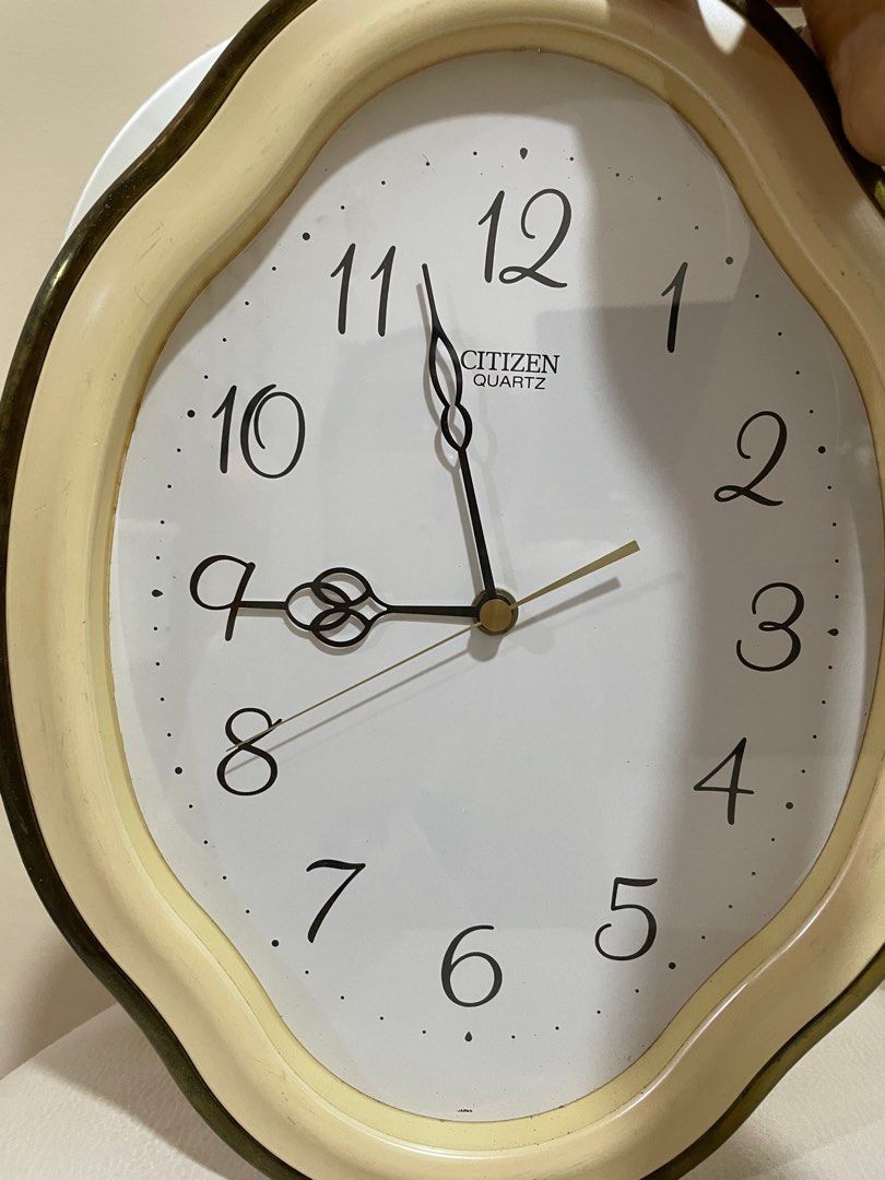 CITIZEN Wall Clock from Japan on Carousell