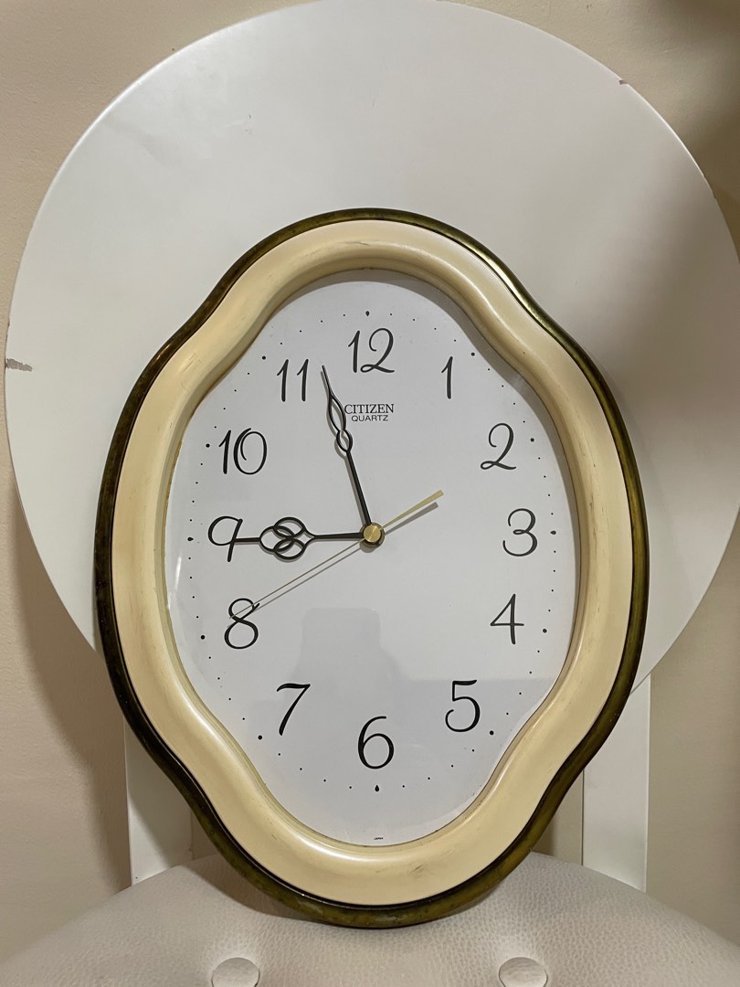 CITIZEN Wall Clock from Japan on Carousell