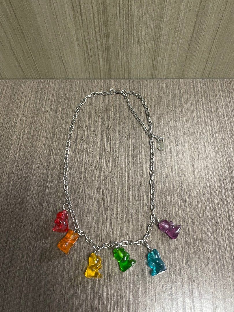 Gummy bear necklace store claire's