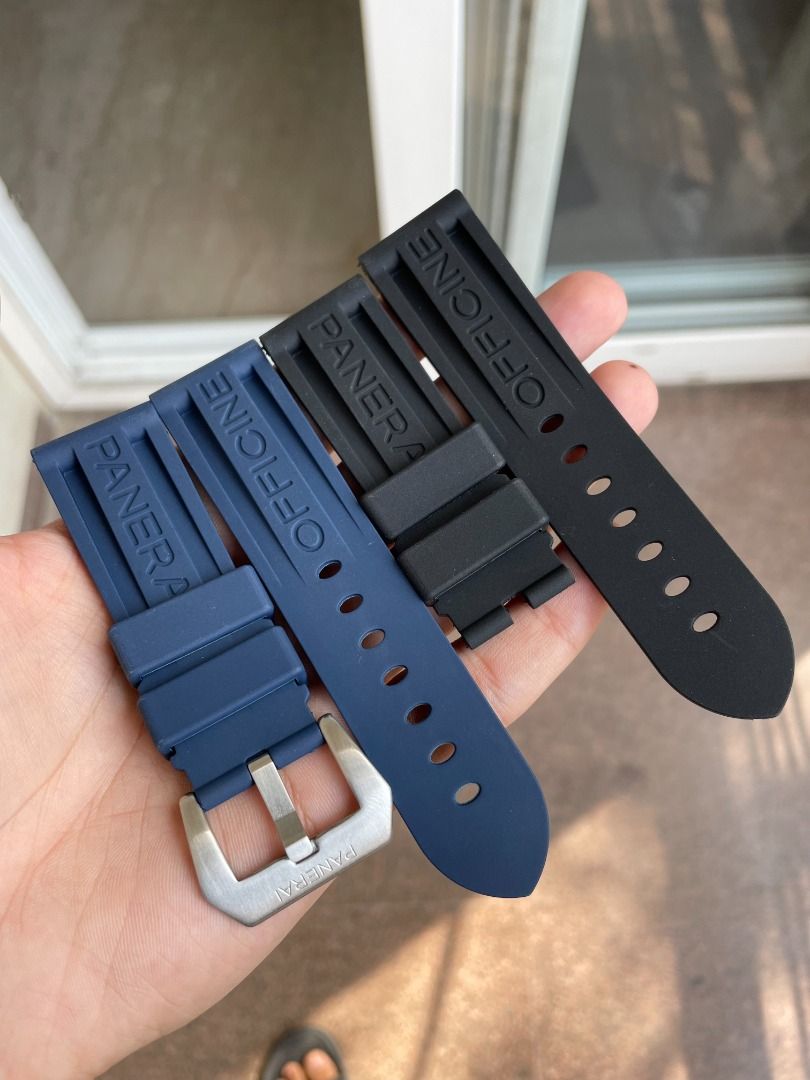 CLEARANCE Panerai rubber straps 24mm Men s Fashion Watches