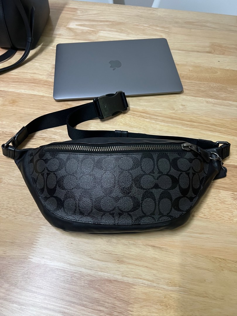 100 ORIGINAL COACH BELT BAG SLING BAG CROSS BODY BAG SIGNATURE