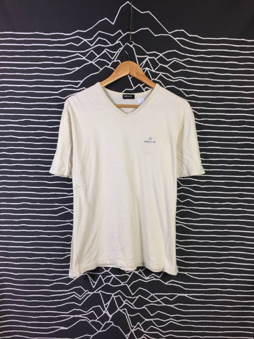 Comme Ca Ism Japanese Brand V-Neck Tee, Men's Fashion, Tops & Sets