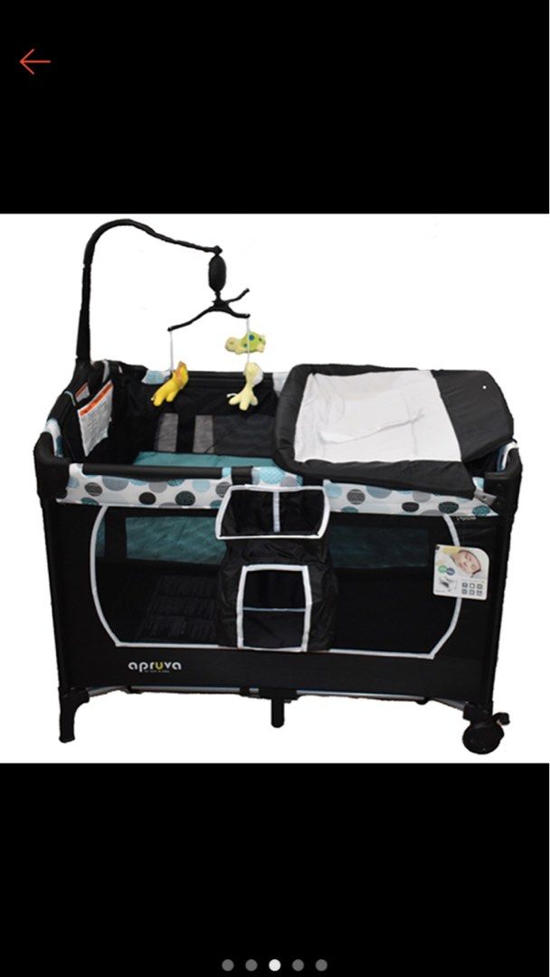 Complete Apruva Crib with changing diaper and rocker, Babies & Kids