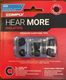 Comply isolation premium earphone tips T400 size M