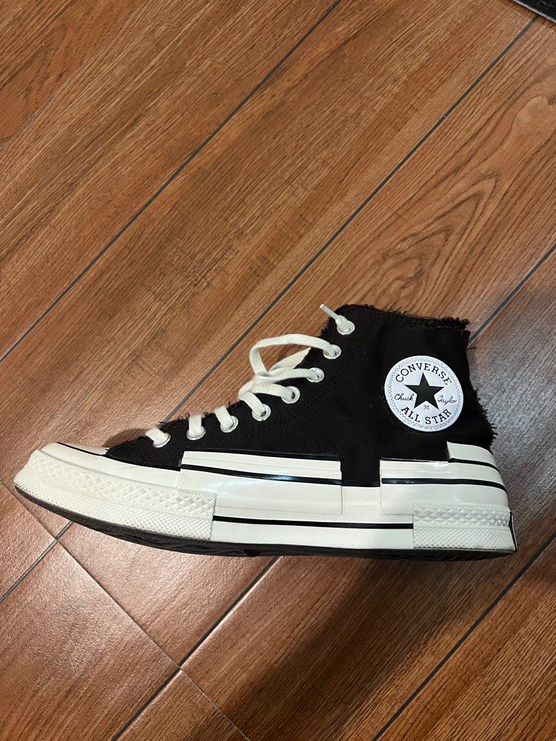 Converse 70's hacked heel velvet brown authentic (Category: Sneakers) located in Pasig City. Submitted by eronmalone (Listing ID 1225694155, Image 3). Description: Bought it for 4990 Selling it for a low price Used 8 times Never walked on a watery surface Once cleaned, it would look brand new!! US 7.5 Rfs: I like something else Complete with og box, receipt from Shoe Salon.