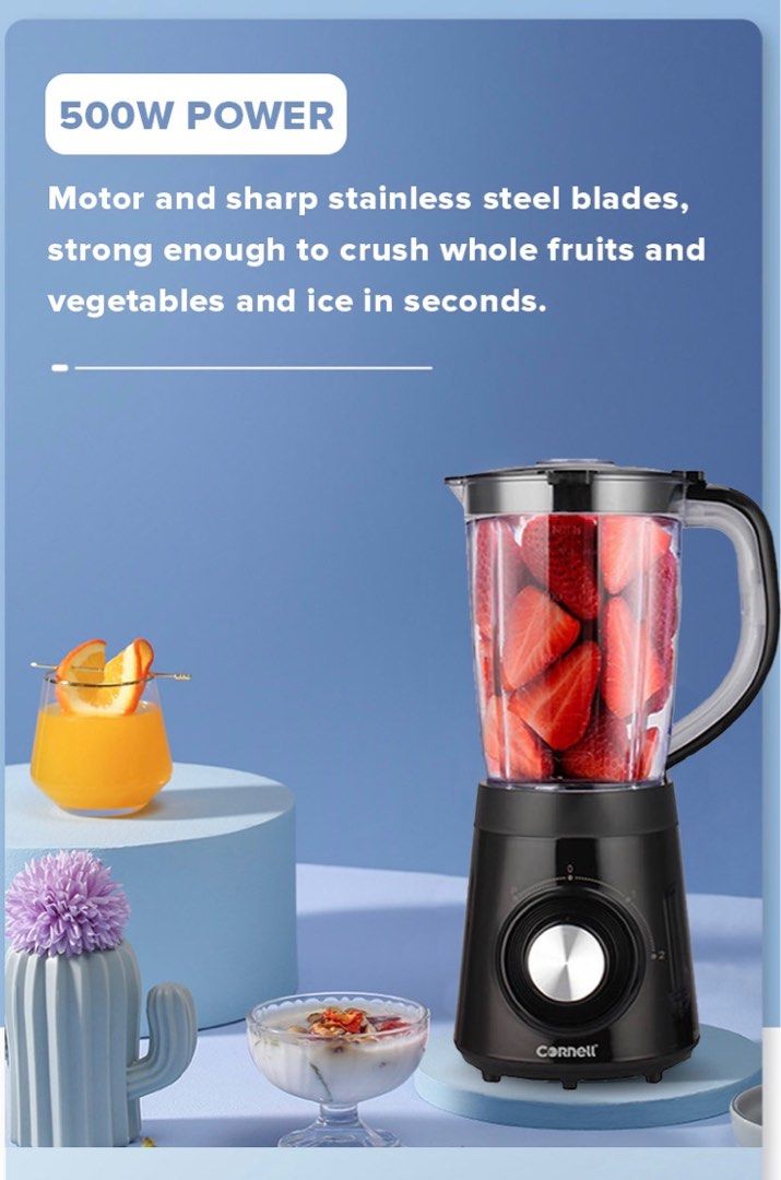 Cornell 1.5L Jug Blender with Grinder High Speed Mixer in 500 Watt