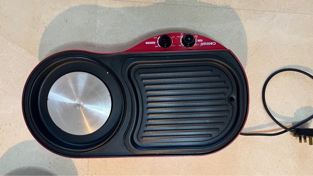 Cornell tabletop grill with hotpot, TV & Home Appliances, Kitchen