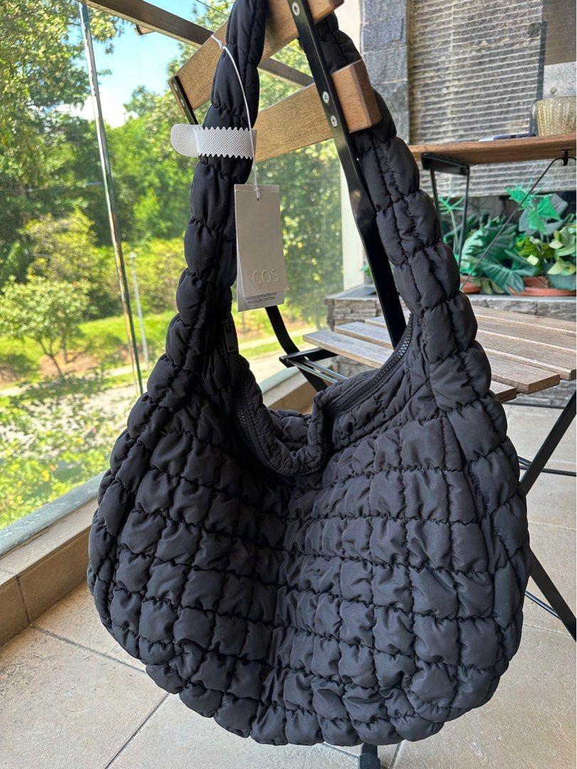 COS Quilted Oversized Shoulder Bag, Luxury, Bags & Wallets on Carousell