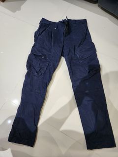 Dark Blue cargo pants. Brand Yezoe