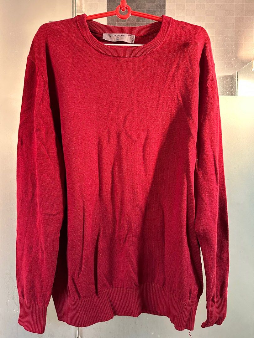 Deep dark red maroon colour sweater
