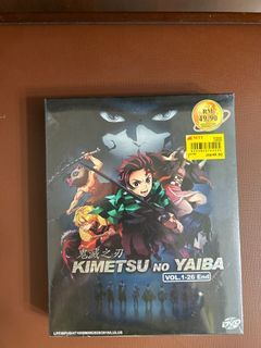 DVD Anime Demon Slayer: Kimetsu no Yaiba Complete Boxset (1-26End) ENGLISH  AUDIO