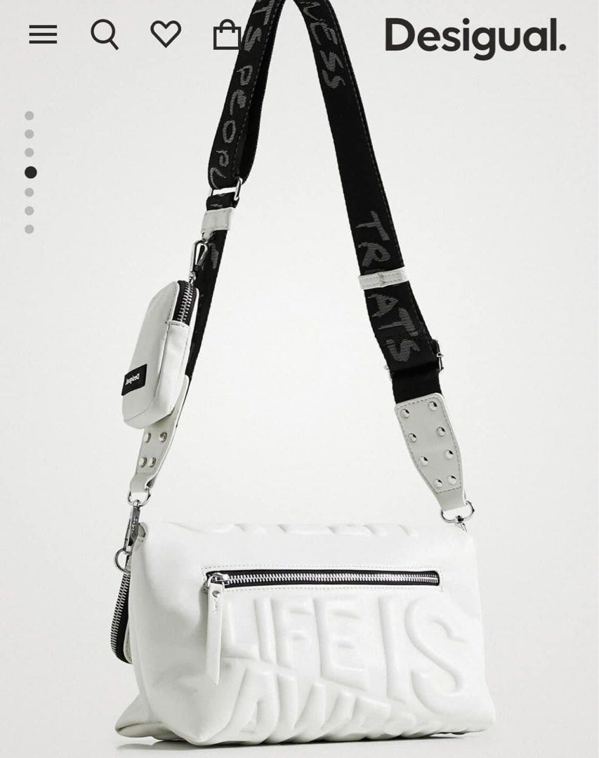 Desigual white bag shop