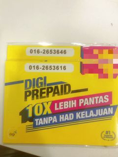 Digi VIP Couple Malaysia Sim Card For Sale