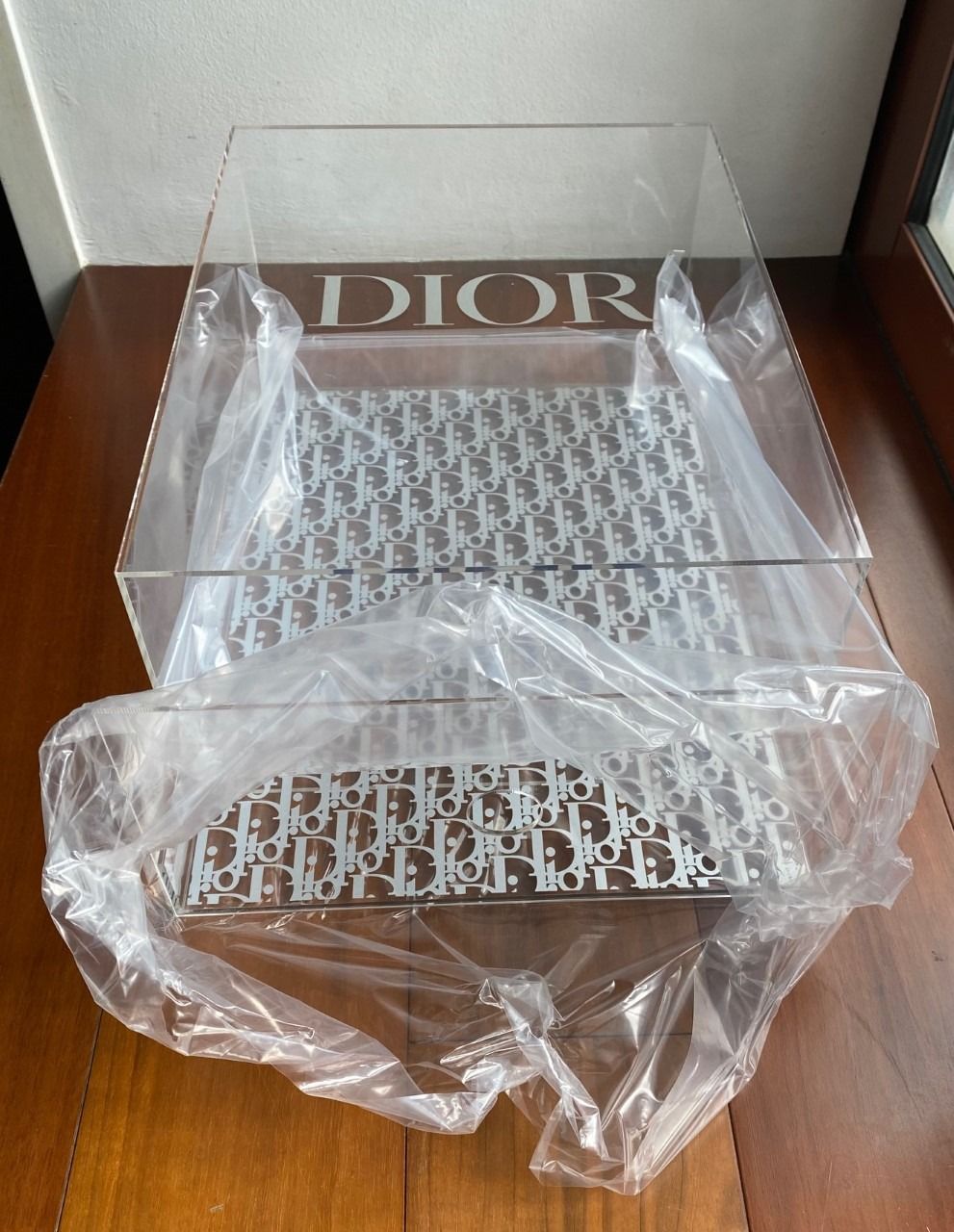 DIOR Oblique Acrylic Sneaker Box Official Client Gift Luxury