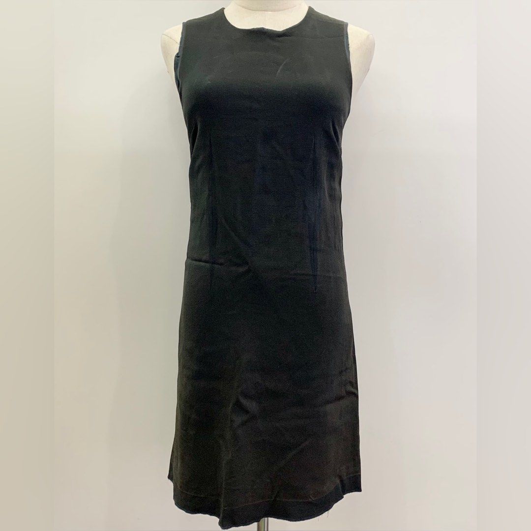 Dkny black store sleeveless dress