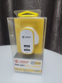 Dual port wall charger