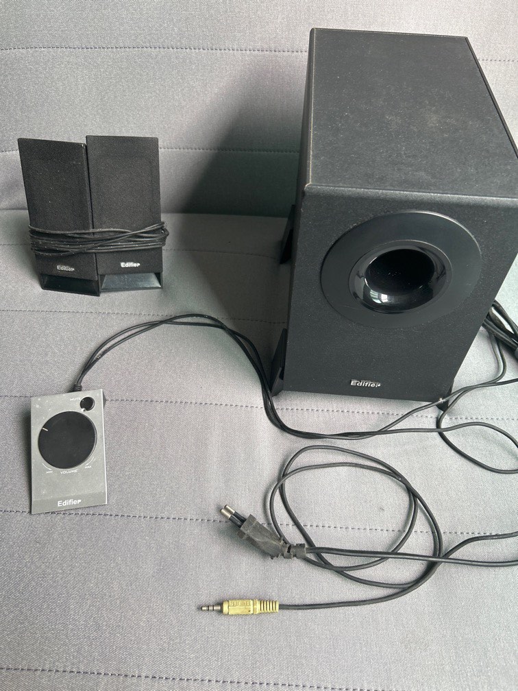 Edifier 2.1 speakers computer speakers audio jack, Audio, Soundbars