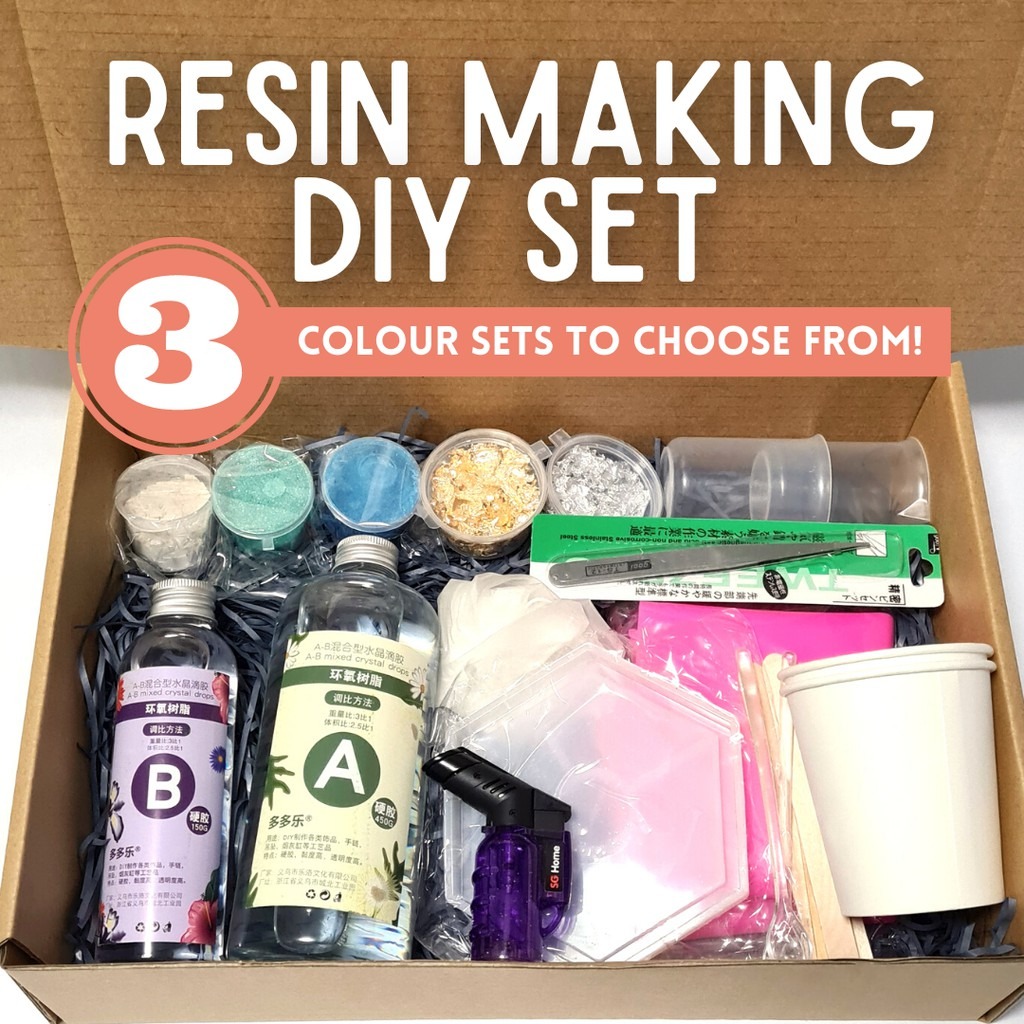 Epoxy Resin Coaster DIY Kit Set, Hobbies & Toys, Stationery & Craft