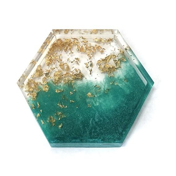 Epoxy Resin Coaster DIY Kit Set, Hobbies & Toys, Stationery & Craft