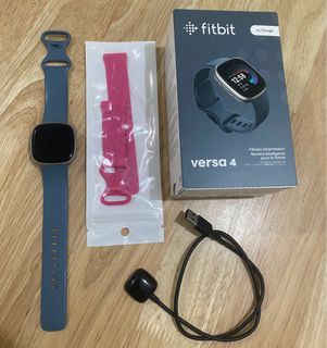 Fitbit Versa 4 Waterfall Blue, Mobile Phones & Gadgets, Wearables