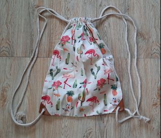 FLAMINGO Drawstring Bag
