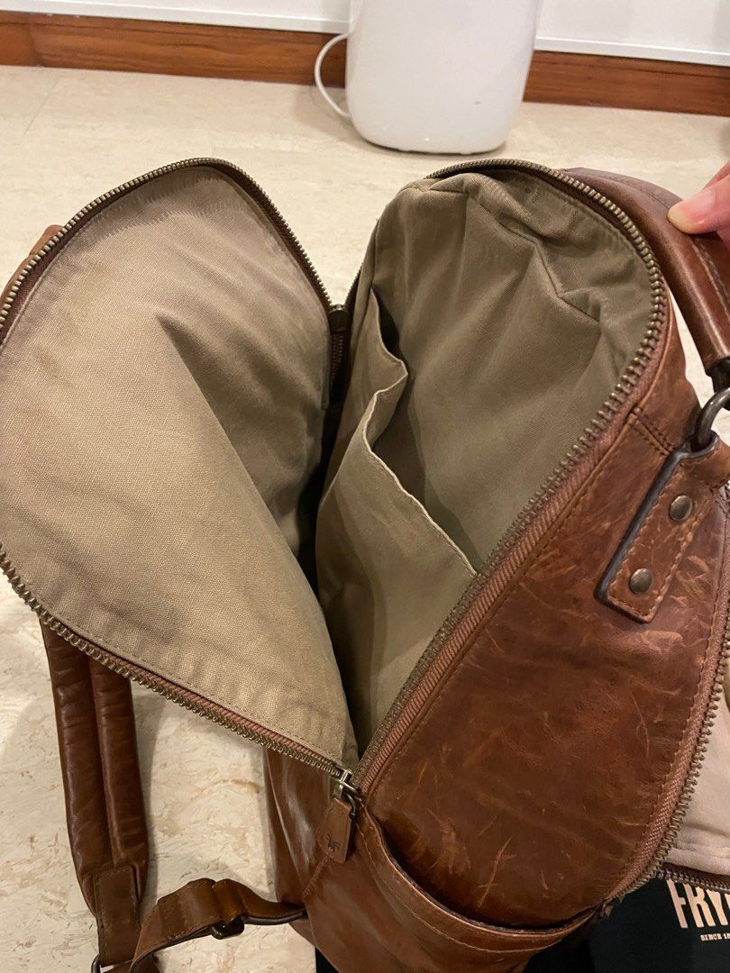 Frye mens leather backpack new arrivals