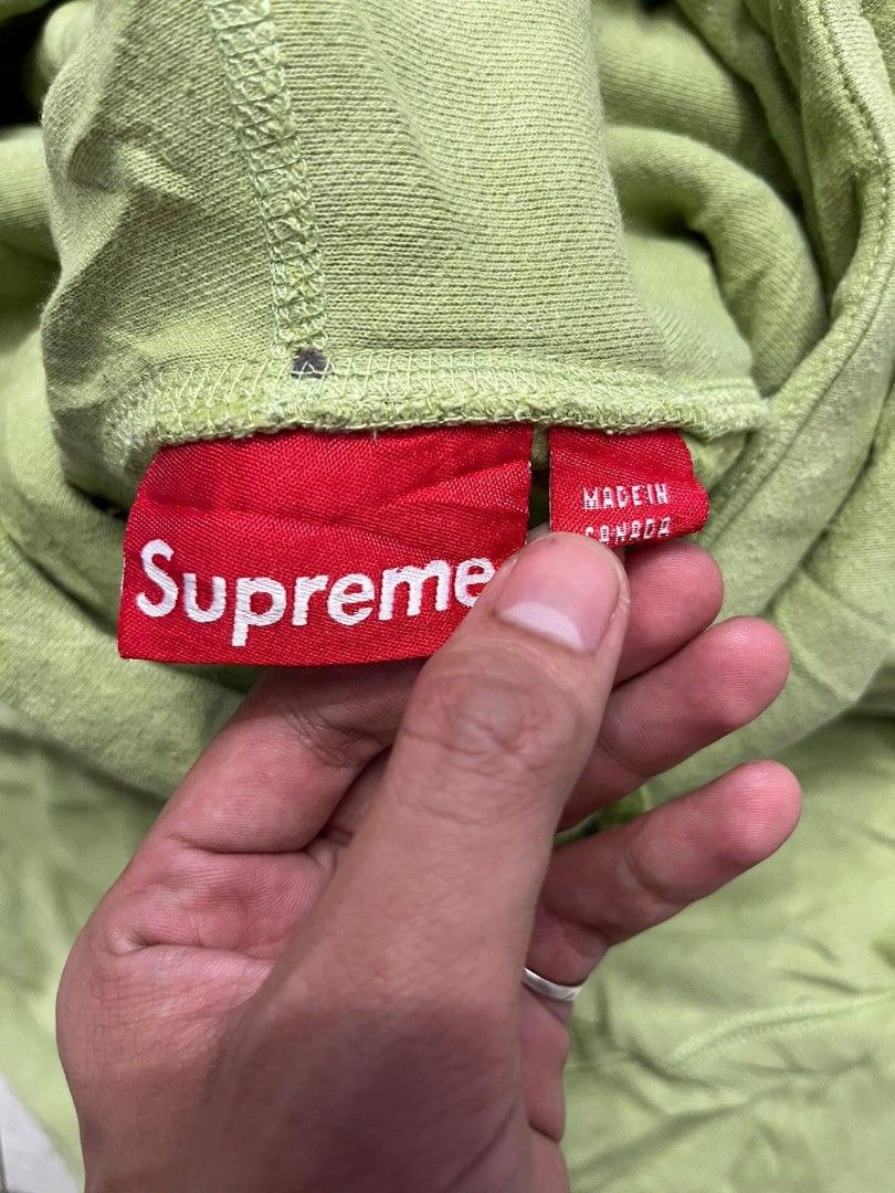 Supreme bix logo hoodie sage L jhs.sabu.edu.ly