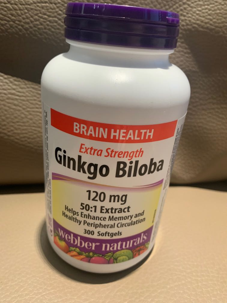 Ginkgo Biloba (Extra strength), Health & Nutrition, Health Supplements ...