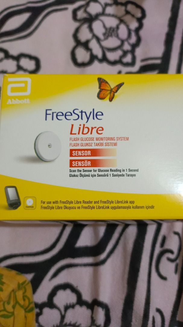 Glucose monitor sensor, say no to finger prick, Health & Nutrition