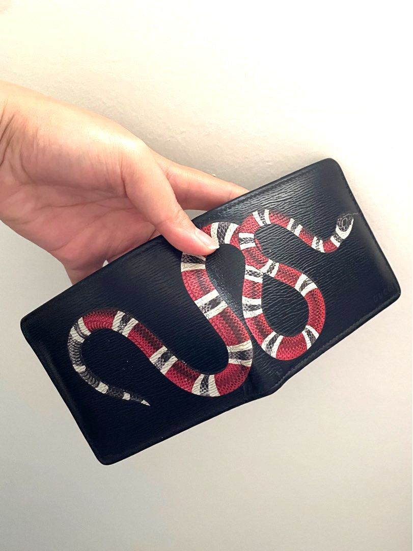 Gucci - Gucci KINGSNAKE GG SUPREME Wallet - Black - Wallet - Catawiki