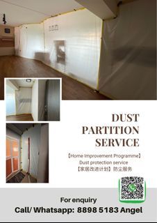 Home improvement programme HIP dust partition service