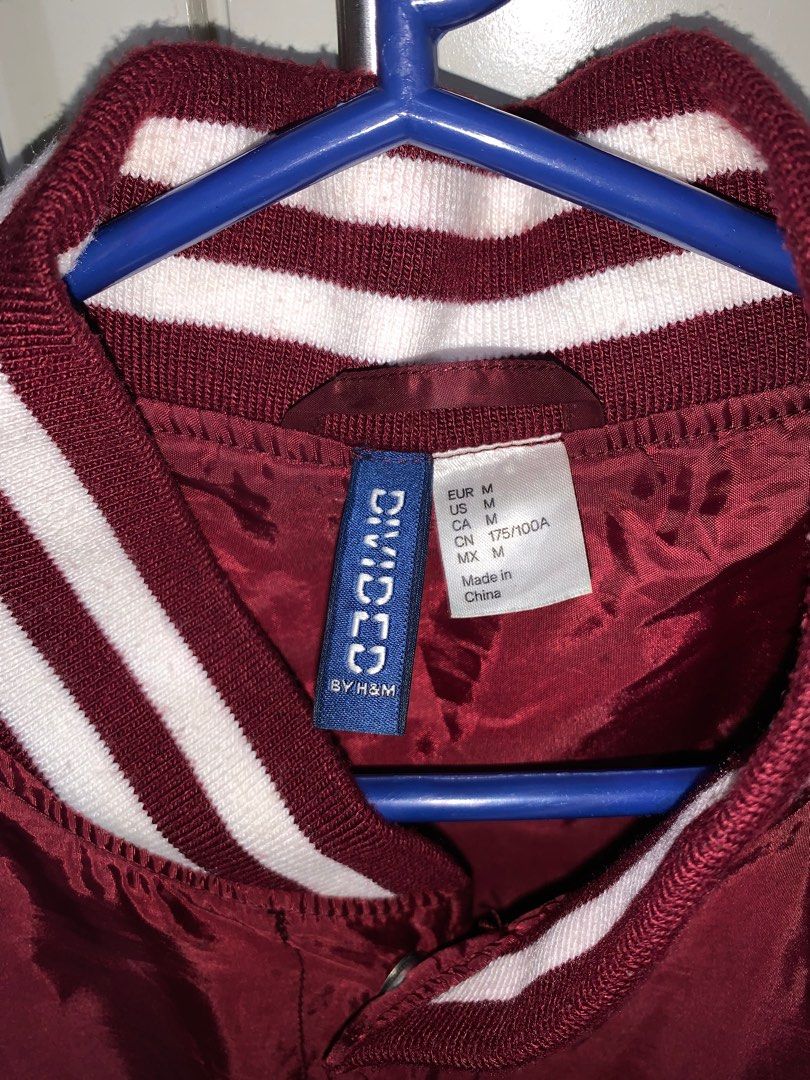 H and m red jacket sale