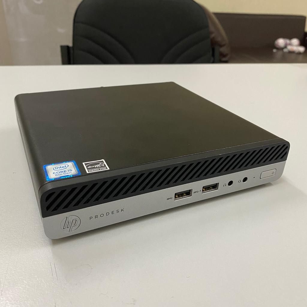 HP PRODESK 400 G4 MINI PC CORE i5 8TH GEN, 8GB RAM/256GB SSD/500GB HDD