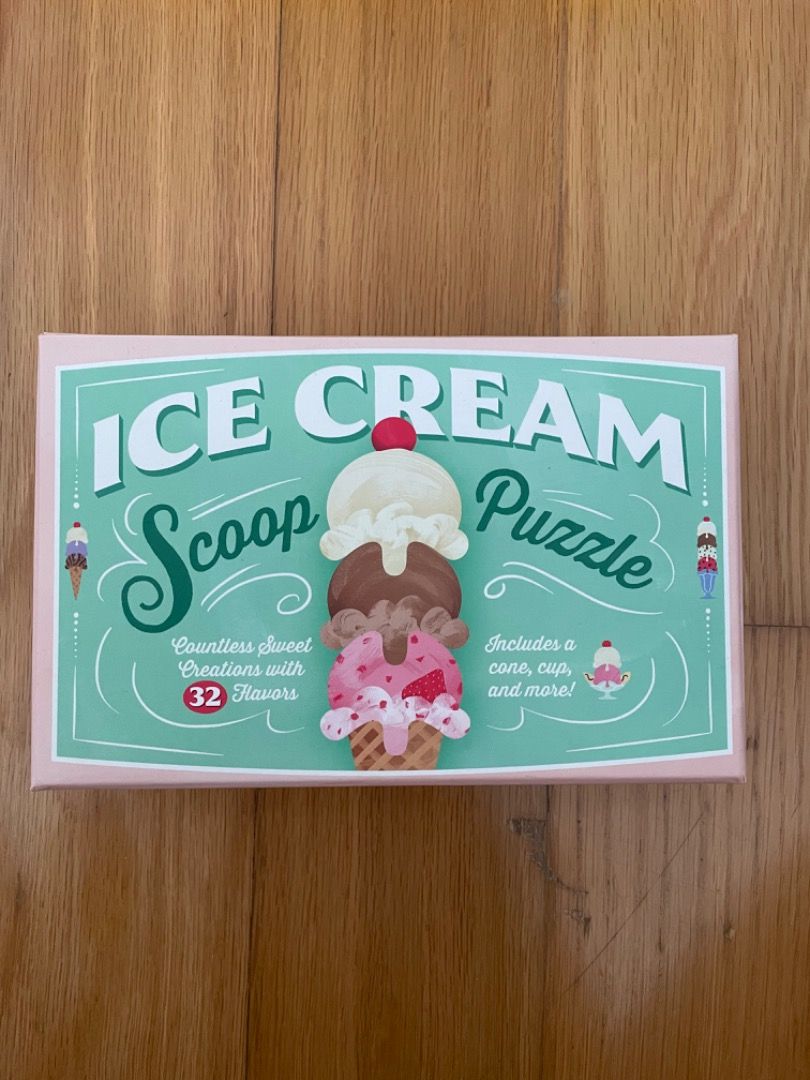 Ice Cream Scoop Puzzle: Countless Sweet Creations With 32 Flavors [Book]