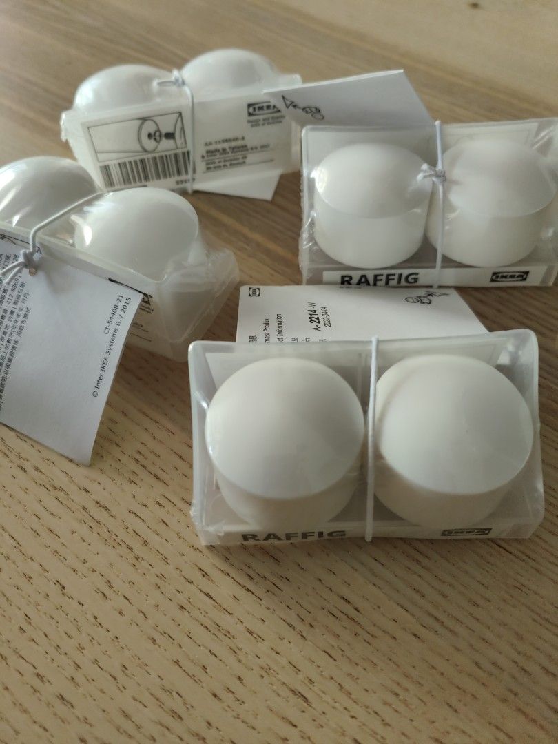 Ikea finial raffig curtain rod cap, Furniture & Home Living, Home Decor