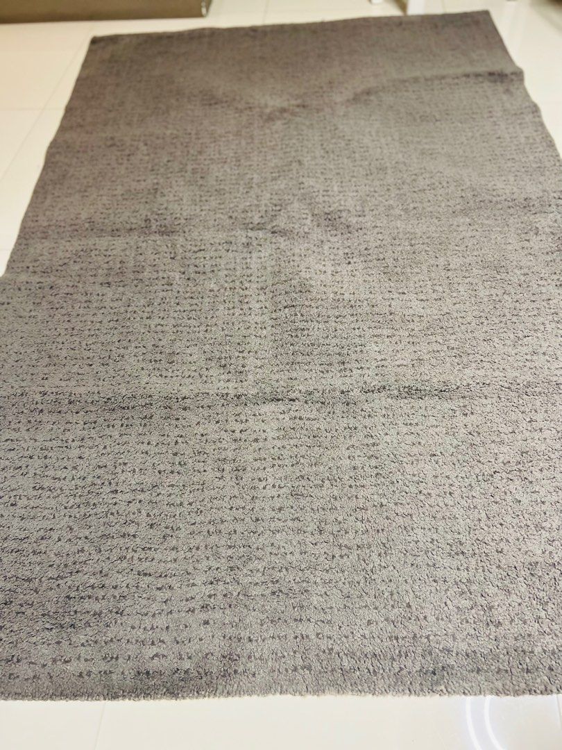 Ikea gray carpet, Furniture & Home Living, Home Decor, Carpets, Mats