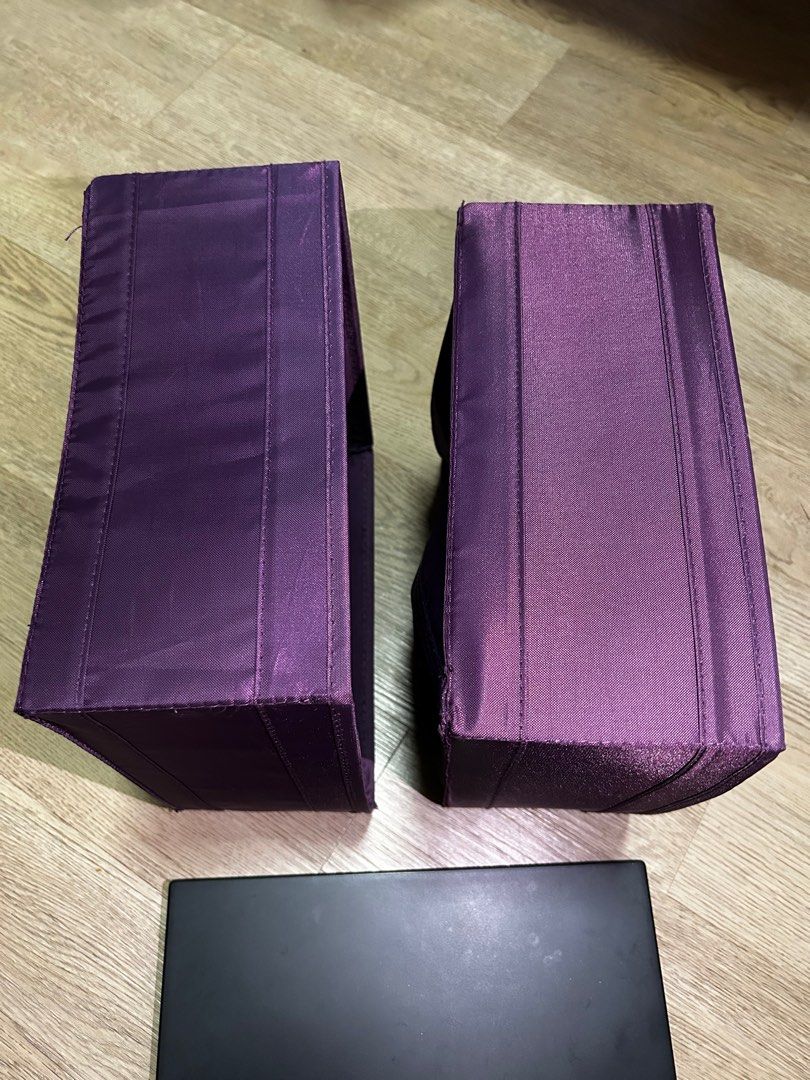 IKEA large canvas storage boxes with zipper for folding