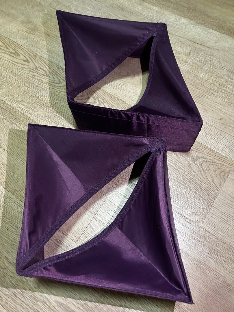 IKEA large canvas storage boxes with zipper for folding compartmentalise drawers & get