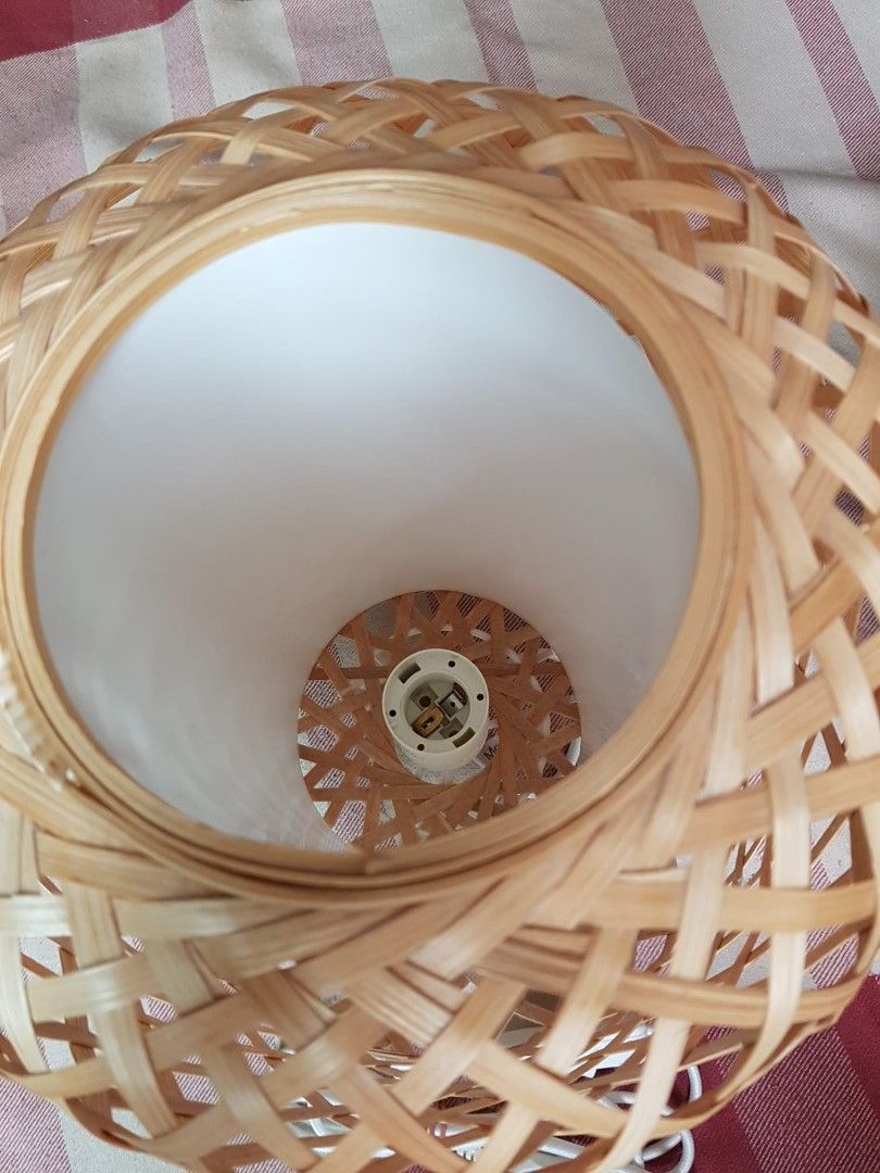 Ikea Rattan lamps, Furniture & Home Living, Home Decor, Other Home