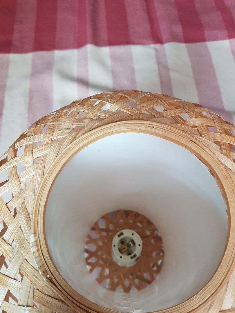 Ikea Rattan lamps, Furniture & Home Living, Home Decor, Other Home Decor on Carousell