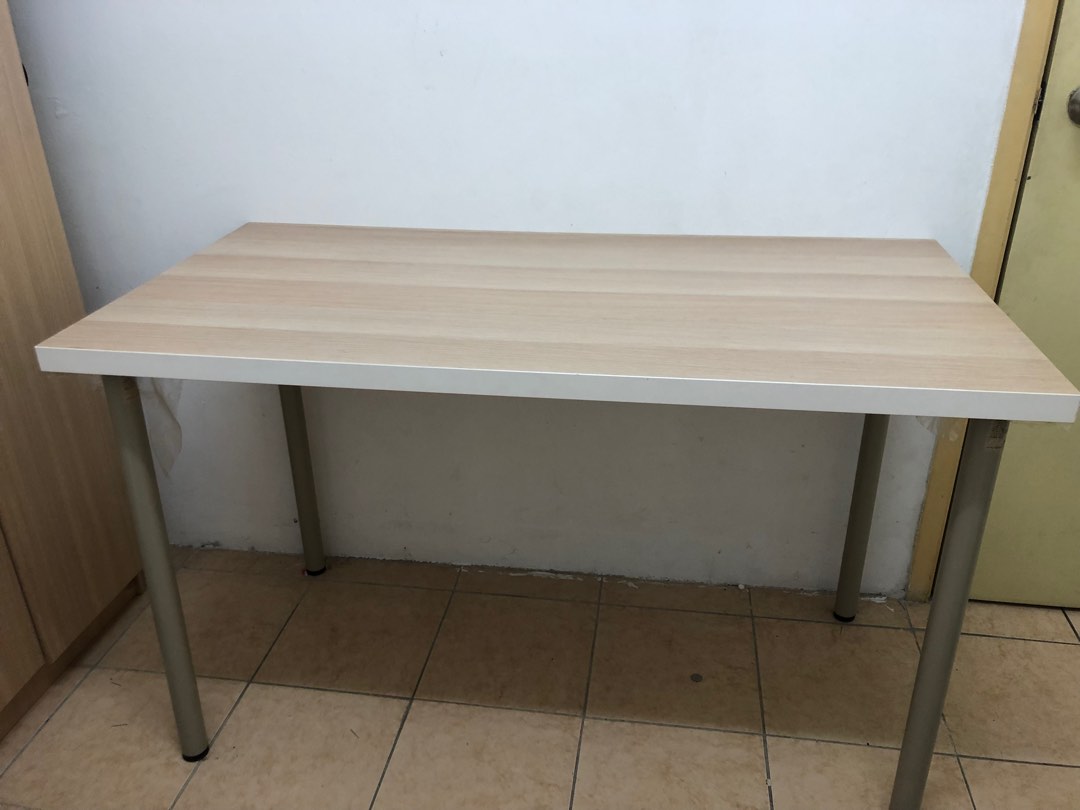 Ikea Study Table, Furniture & Home Living, Furniture, Tables & Sets on