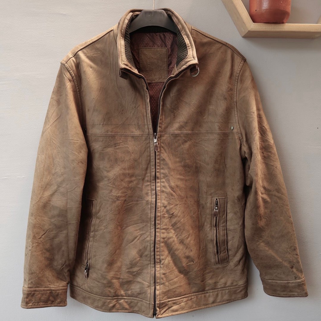 jaket kulit indian