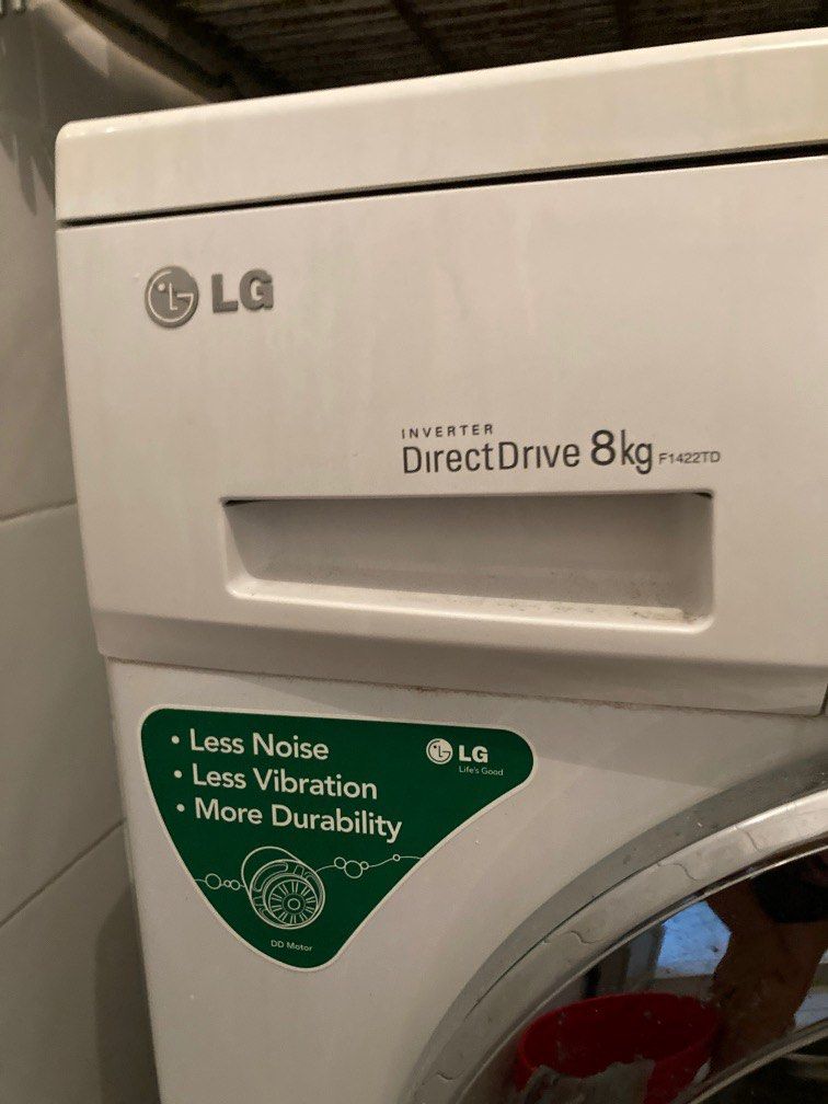 Inverter direct drive 8kg LG Washing Machine, TV & Home Appliances