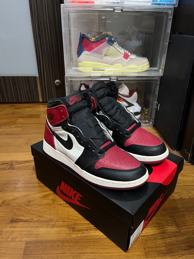Jordan 1 bred toe size 9 outlet