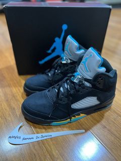 Jordan 5 Black/ Aqua